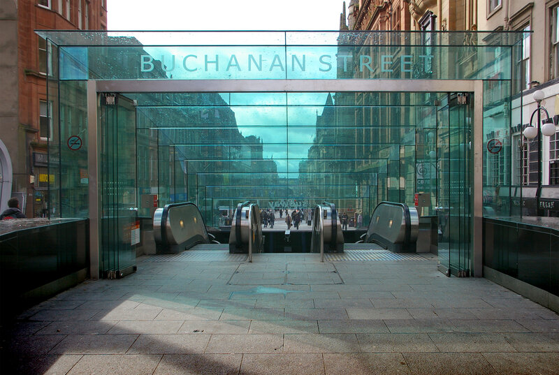 Buchanan Street subway entrance