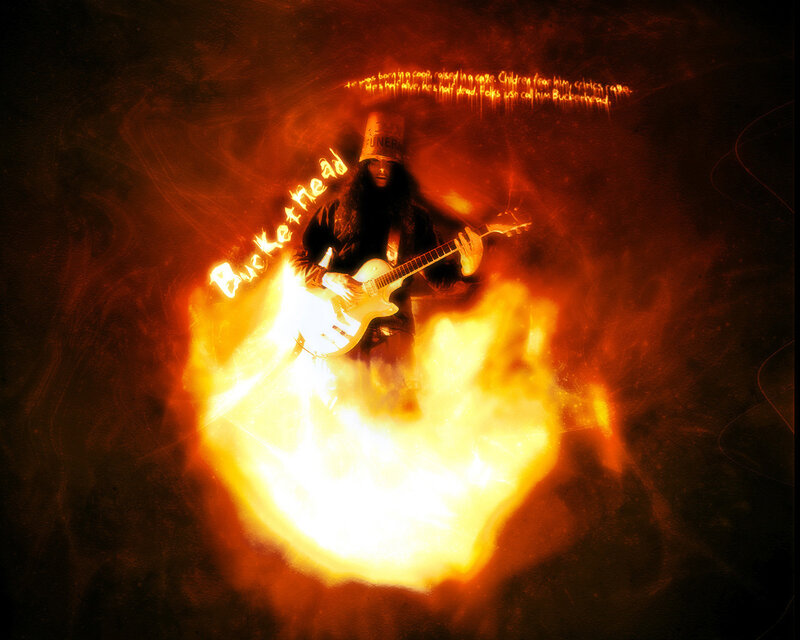 Buckcherry guitarist in flames