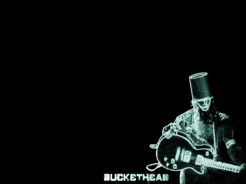 Buckethead guitarist silhouette