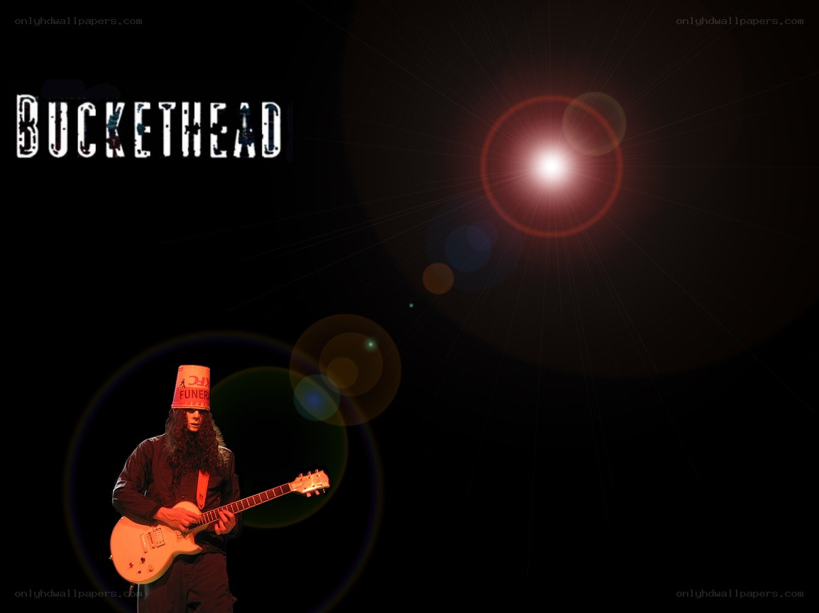 Buckethead performing on stage