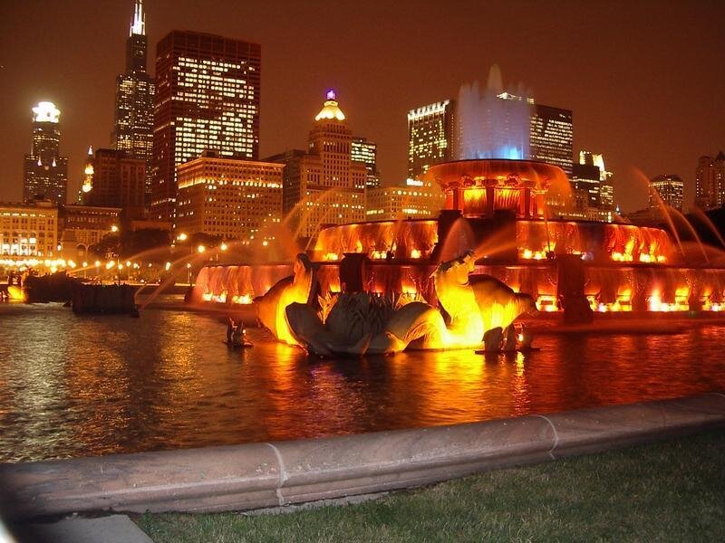 Buckingham Fountain — Orange