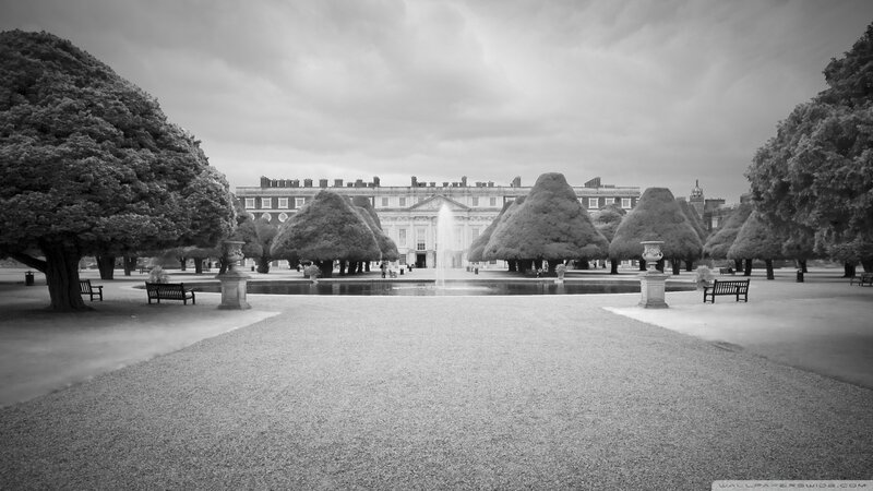 Buckingham Palace Gardens — Black