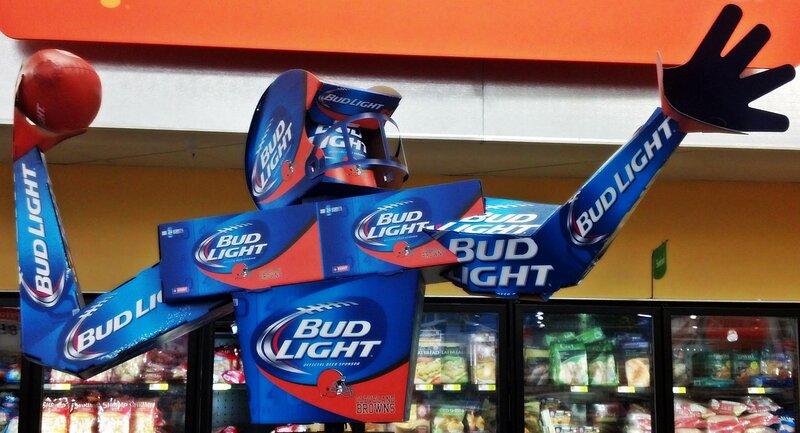 Bud Light Football Player