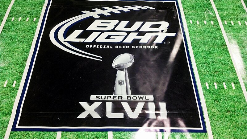 Bud Light Super Bowl Banner