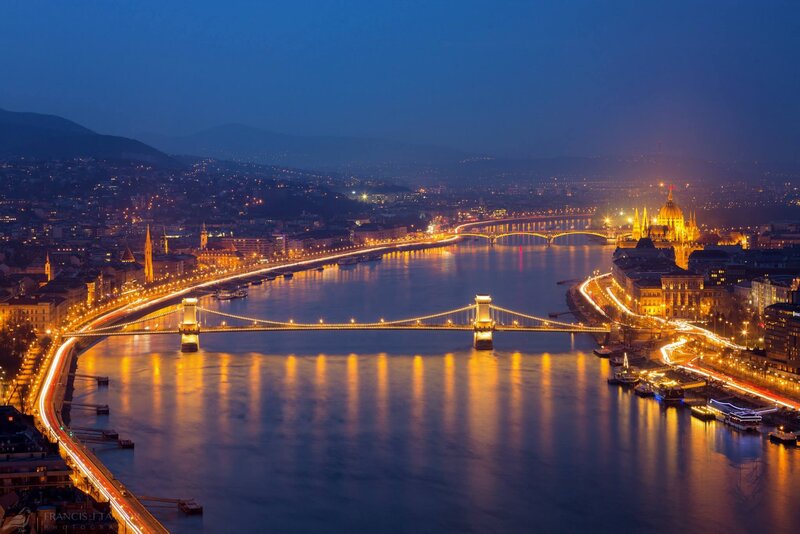 Buda and Pest at Night