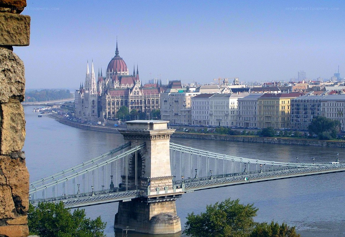 Buda Castle and Parliament view