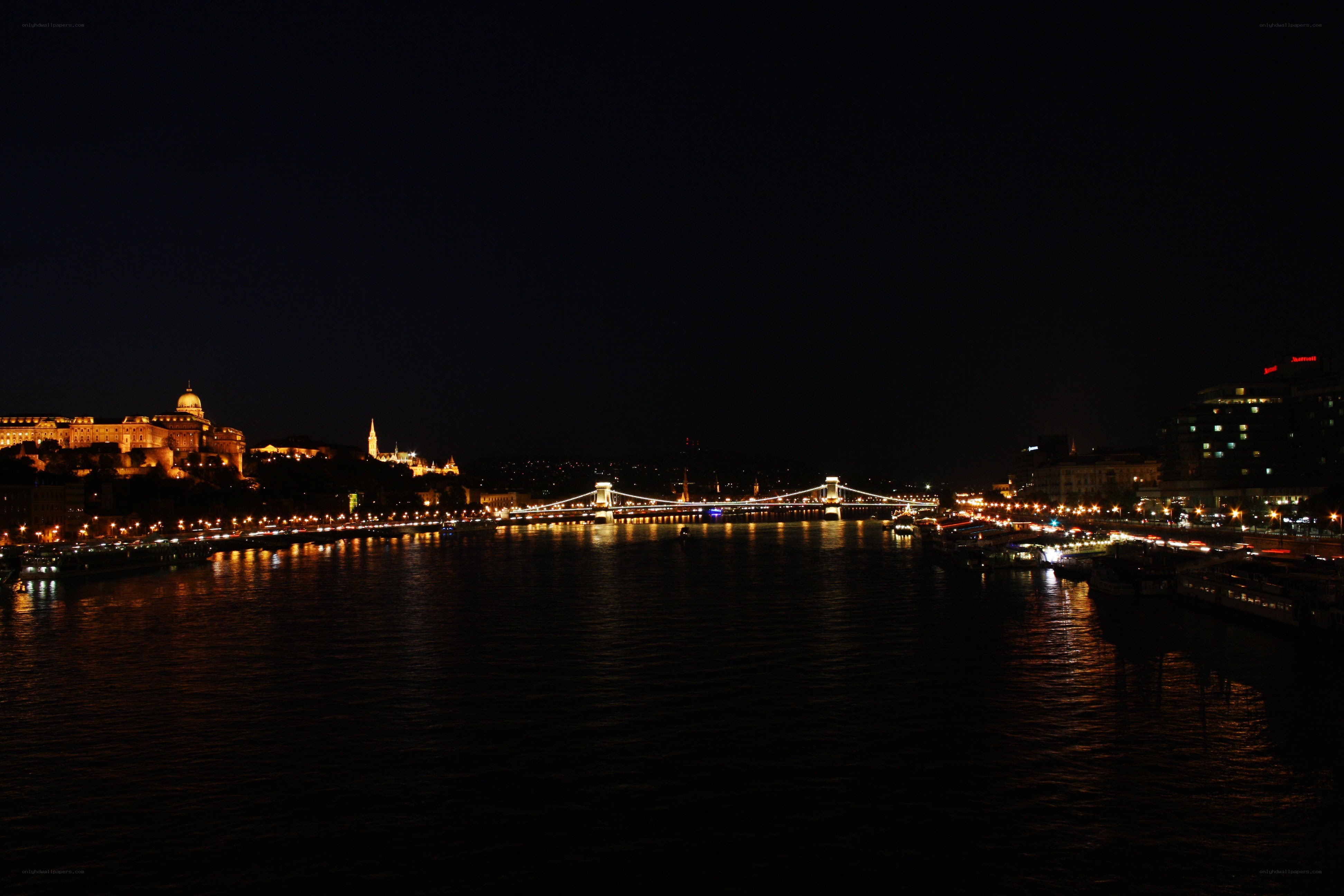 Buda Castle at night