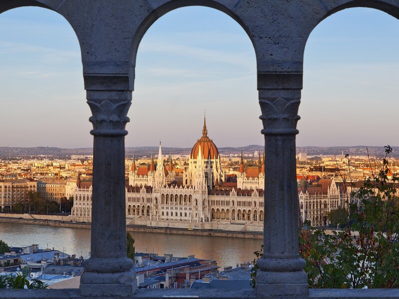 Buda Castle view of Parliament