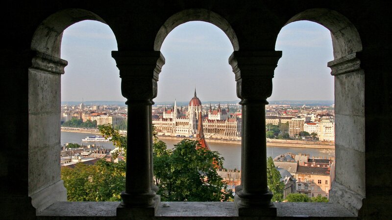 Buda Castle view of Parliament