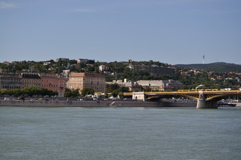 Buda hill and Danube river