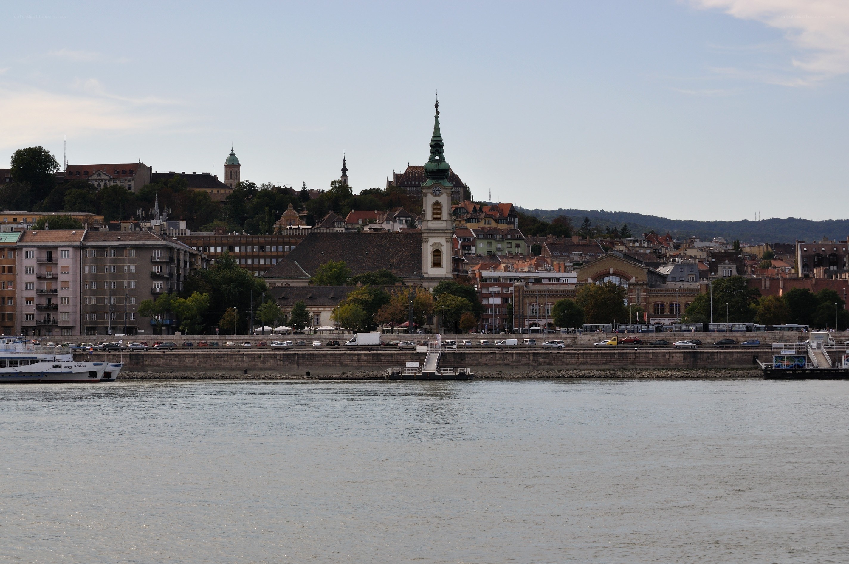 Buda Hill with Danube River