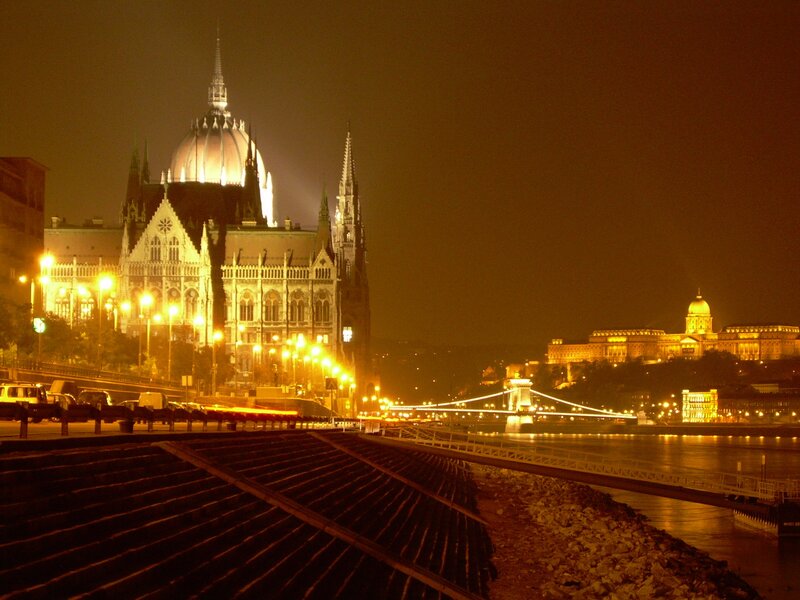 Budapest night view