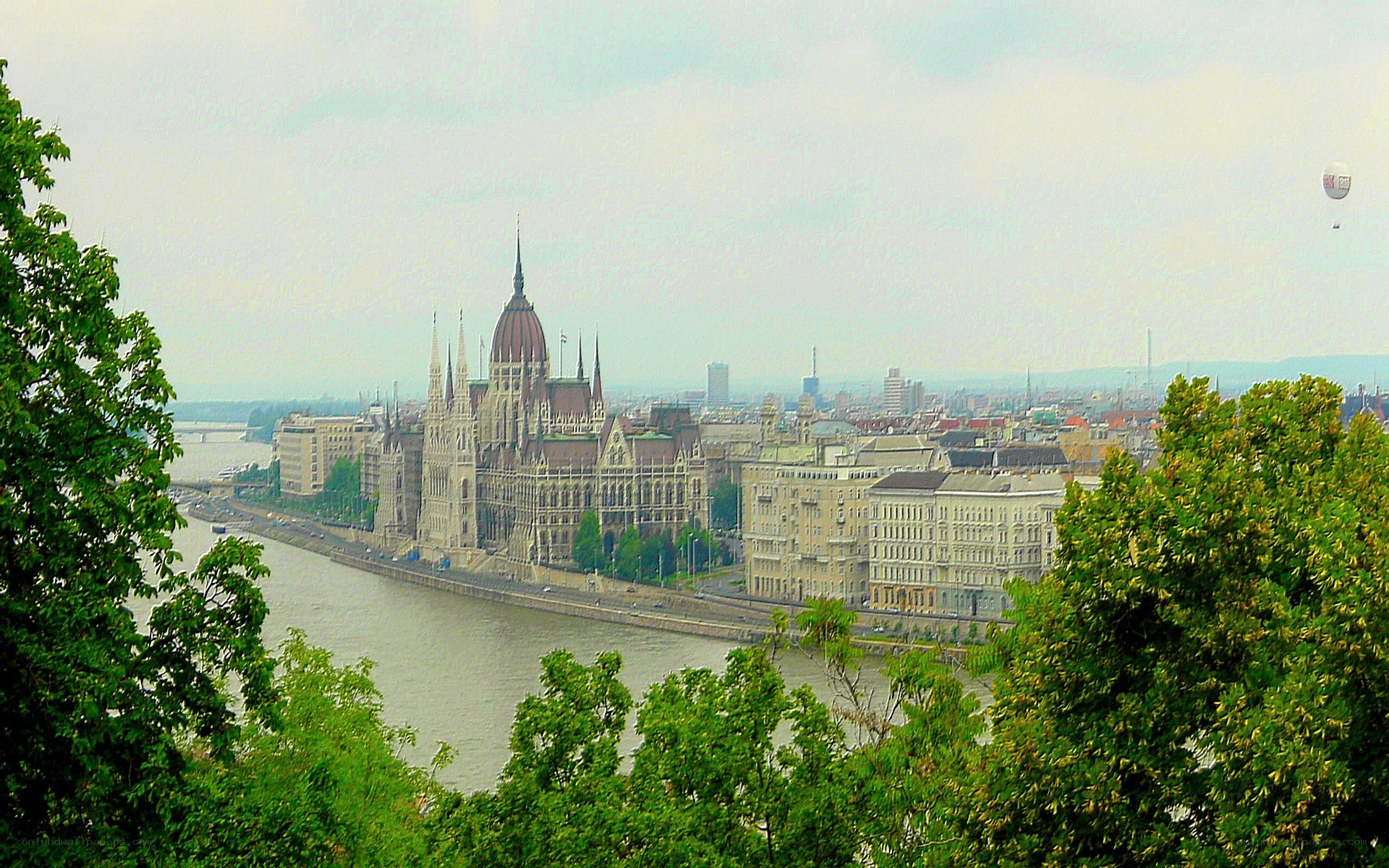 Budapest Parliament from a distance