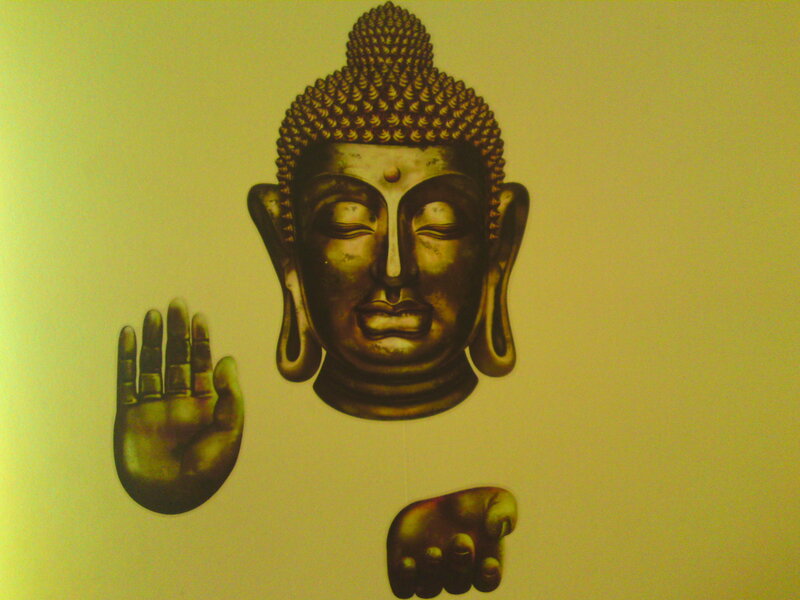 Buddha Head and Hands