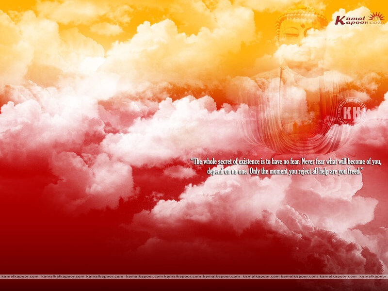 Buddha quote on clouds