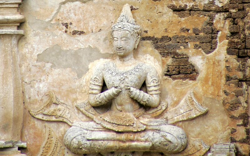 Buddha relief carving