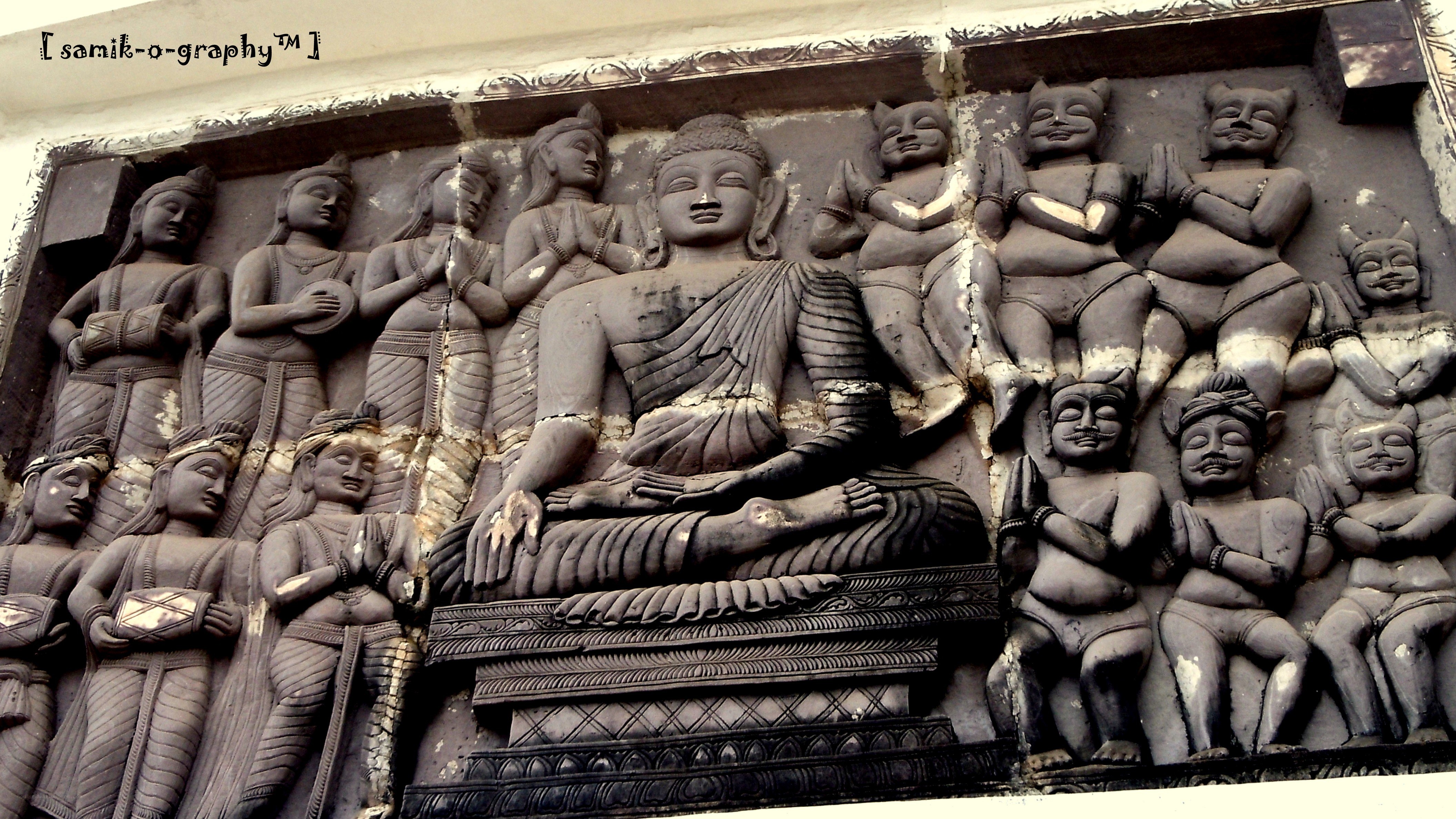 Buddha relief sculpture