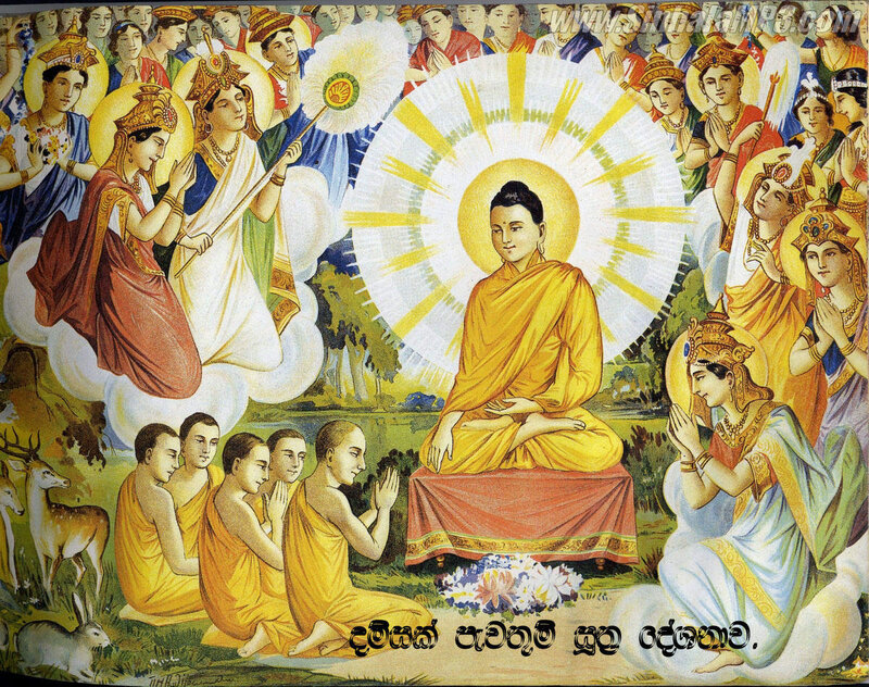 Buddha's enlightenment scene