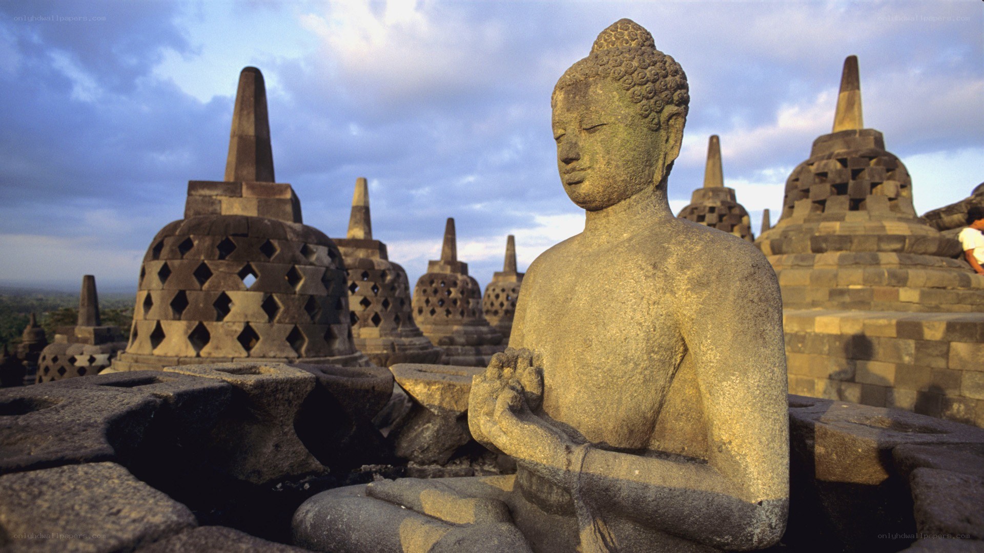 Buddha statue at Borobudur