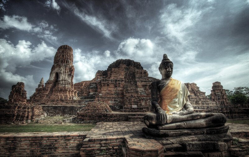 Buddha Statue at Ruins