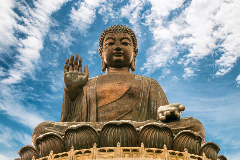 Buddha Statue — Blue