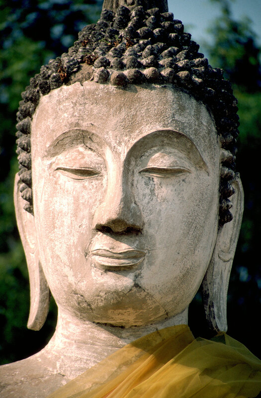 Buddha statue face