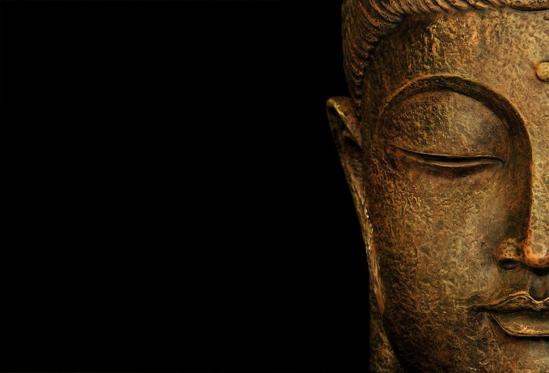 Buddha statue face