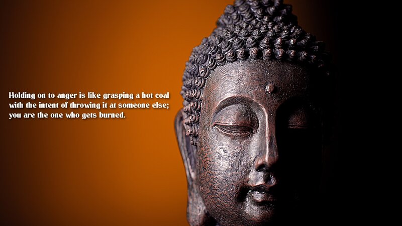 Buddha Statue Head — Brown