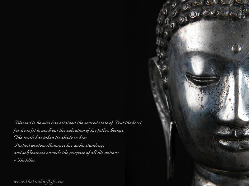 Buddha Statue Head — Silver