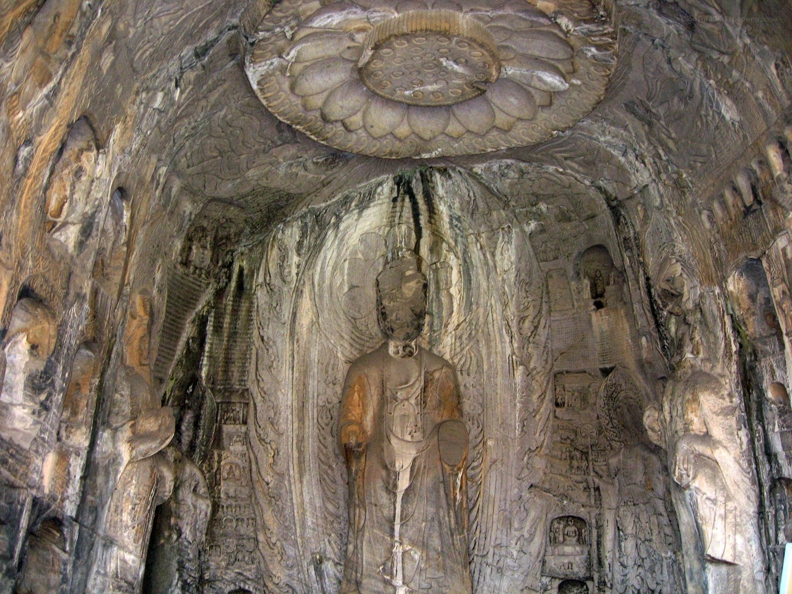 Buddha statue in cave temple