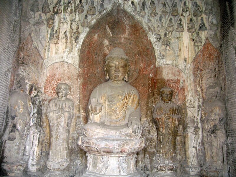 Buddha statue in cave temple
