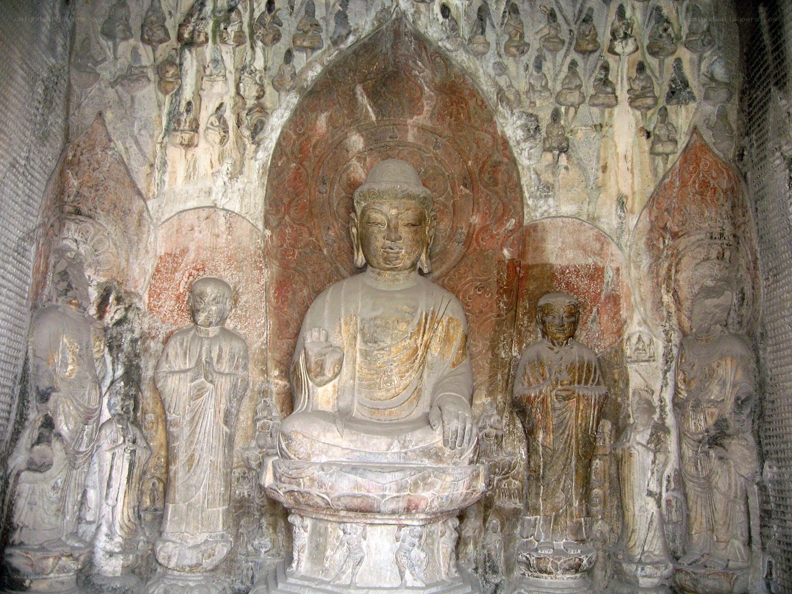 Buddha statue in cave temple