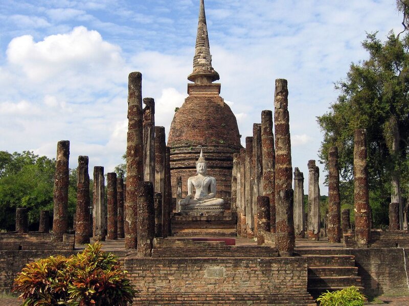 Buddha Statue in Temple — Brown