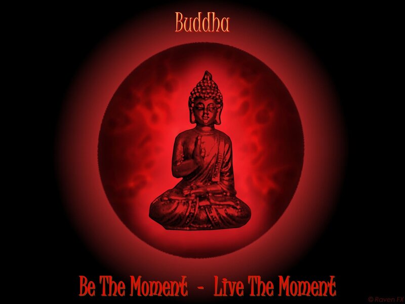 Buddha Statue — Red