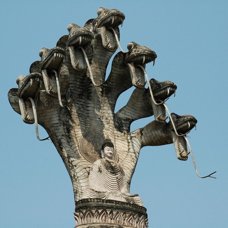 Buddha under Naga canopy