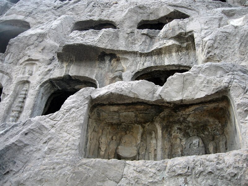Buddhist cave carvings