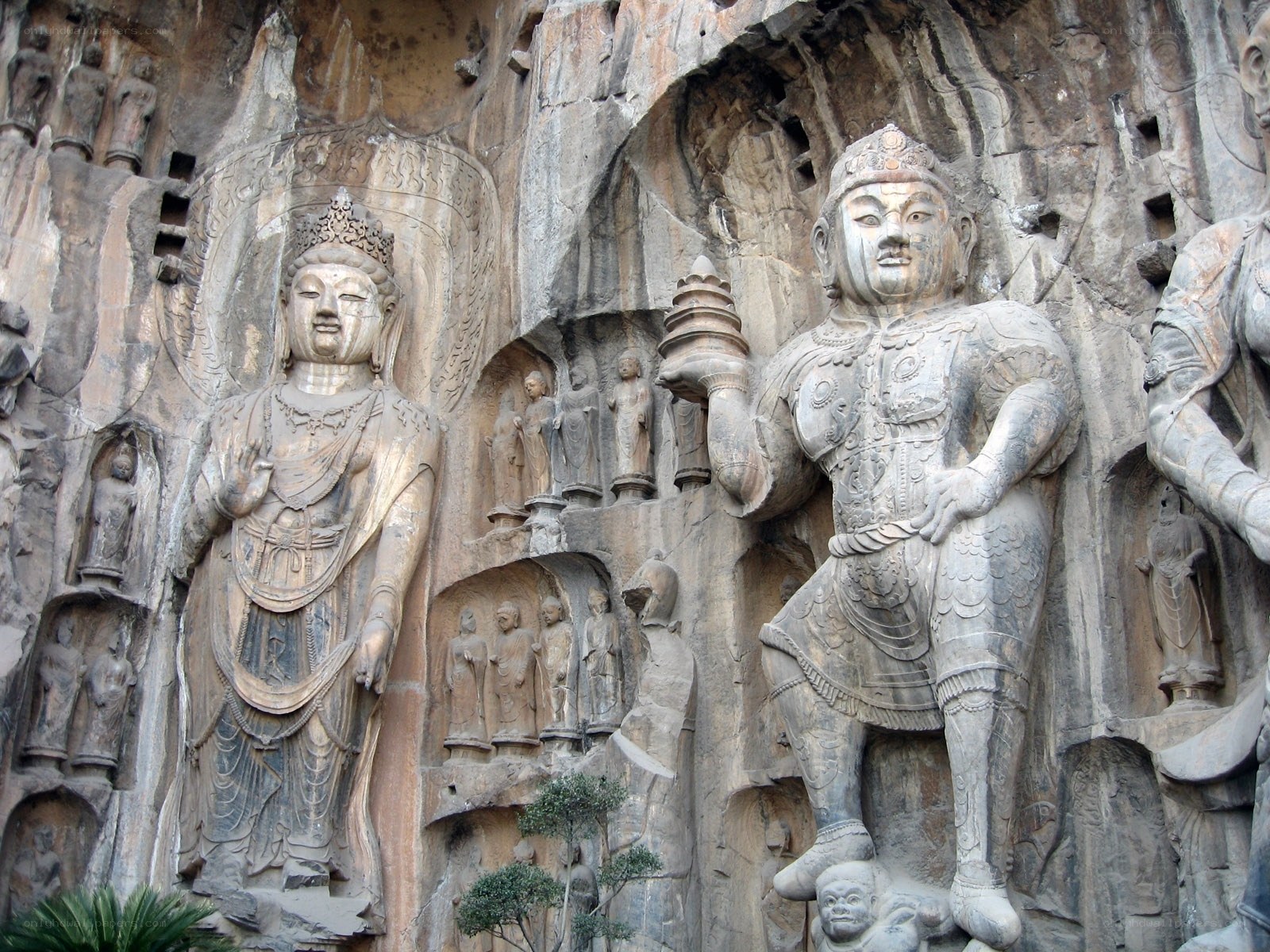 Buddhist rock carvings at Longmen Grottoes