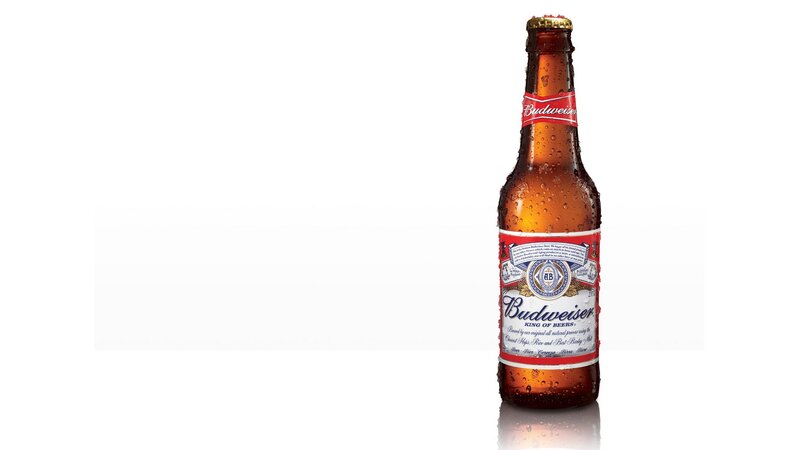 Budweiser Beer Bottle — Brown, Neutral