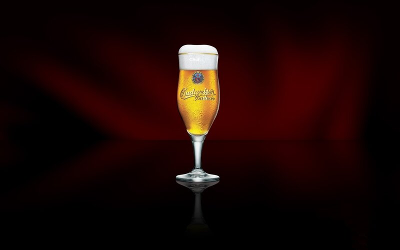 Budweiser Beer in Glass