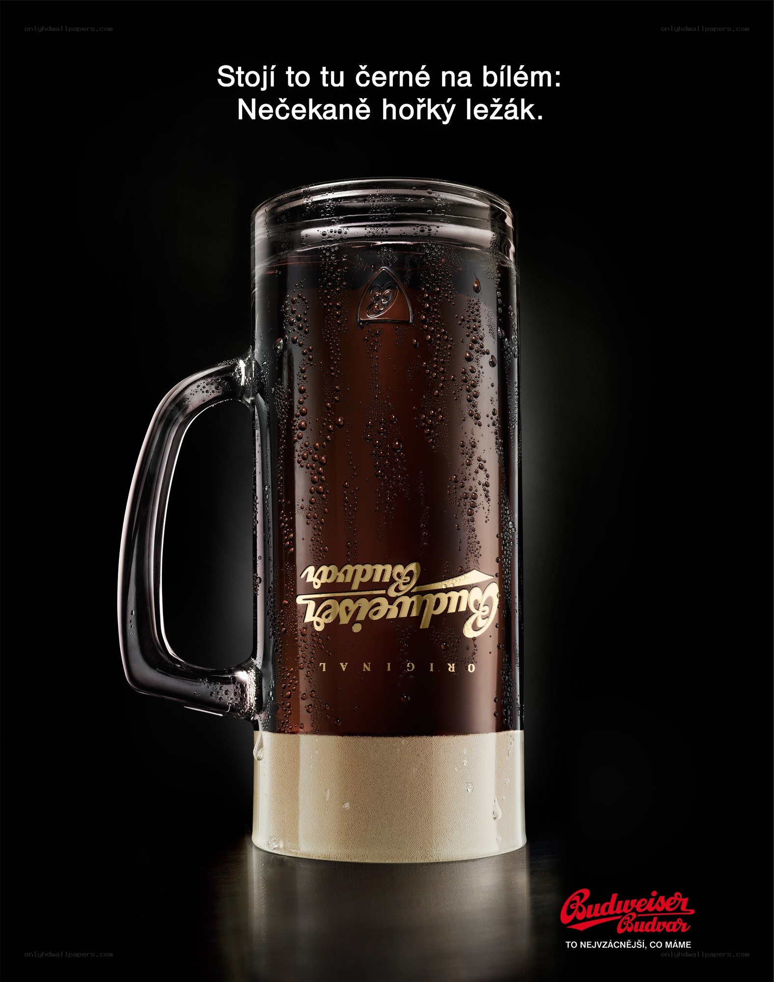 Budweiser beer mug