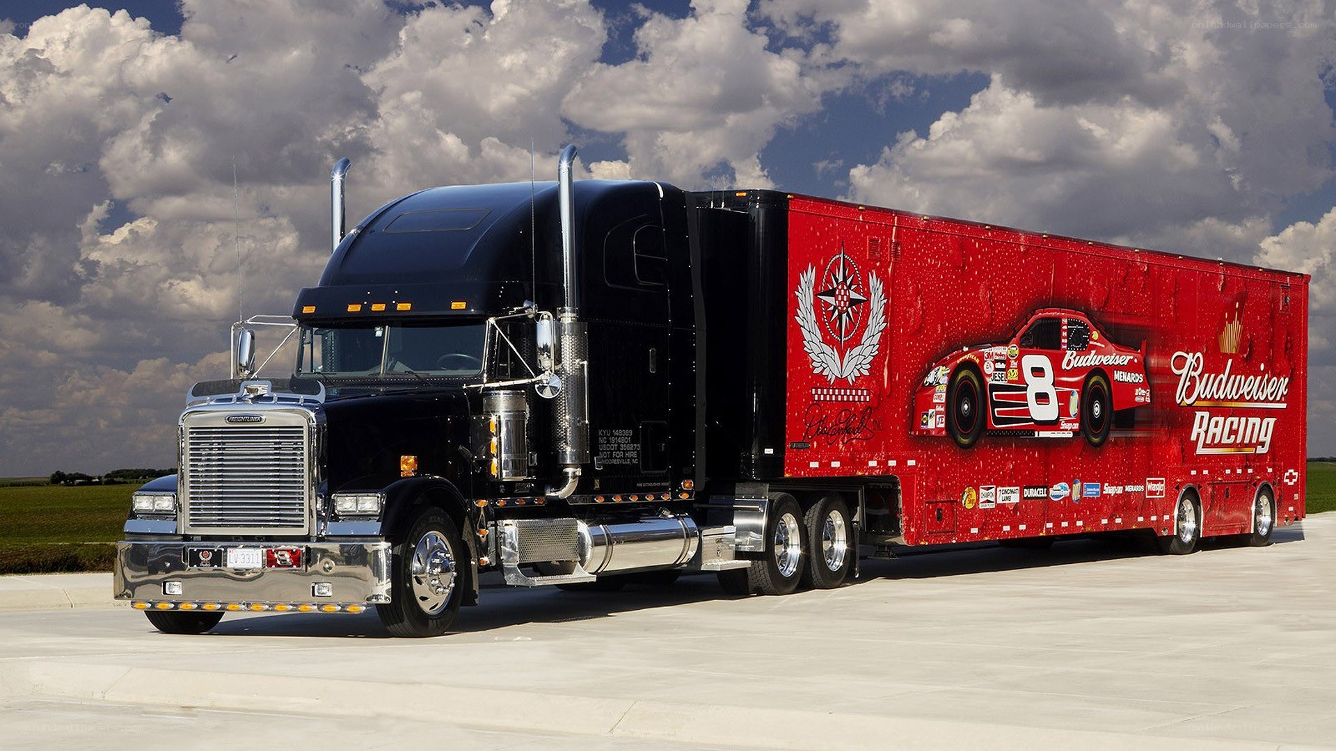 Budweiser Racing truck