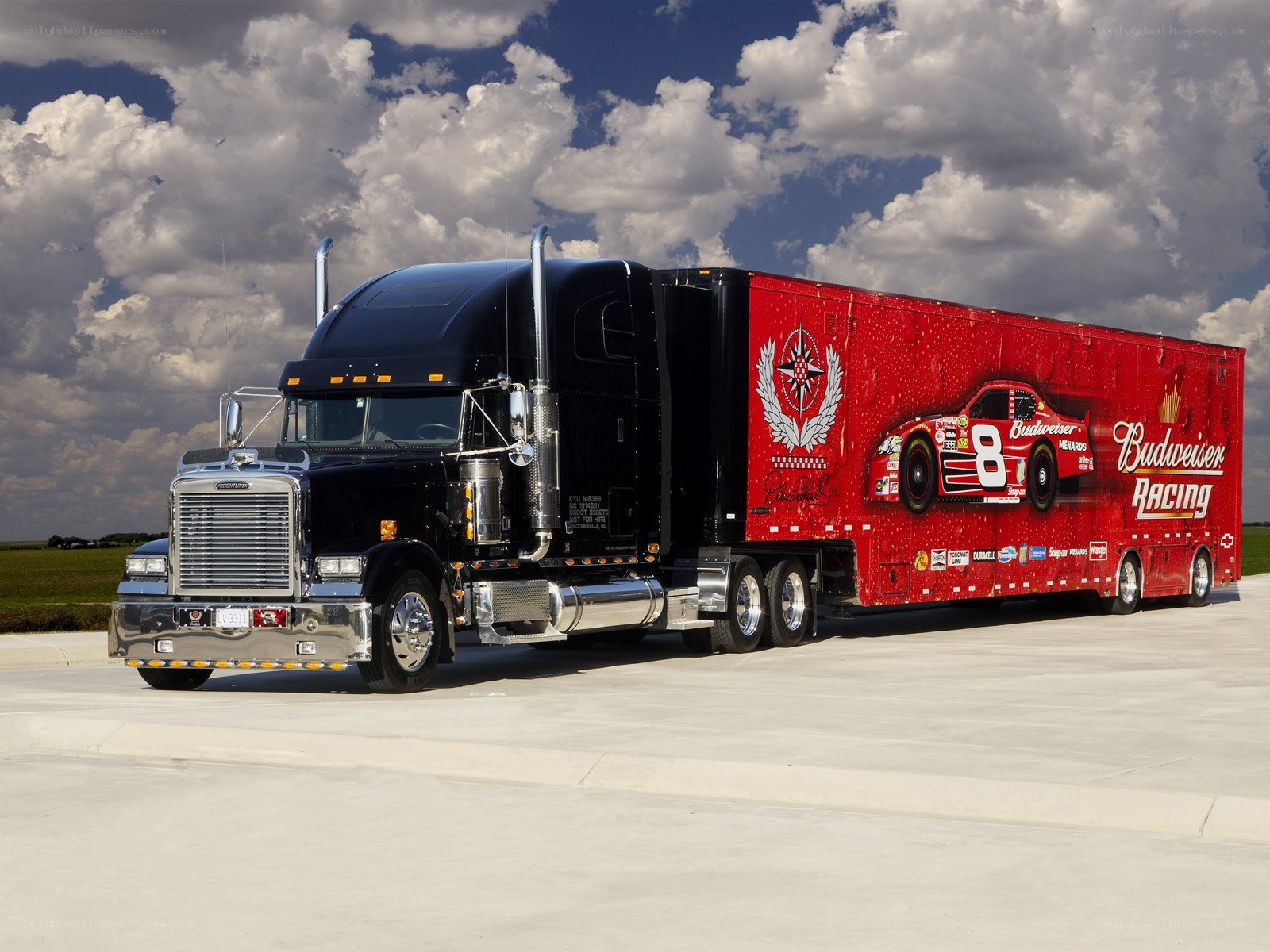Budweiser Racing truck