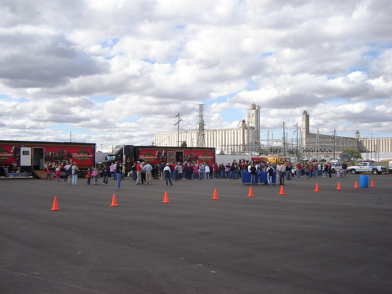 Budweiser Trucks at Event