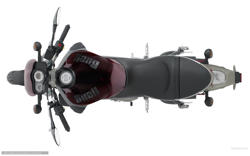 Buell 1125R motorcycle top view