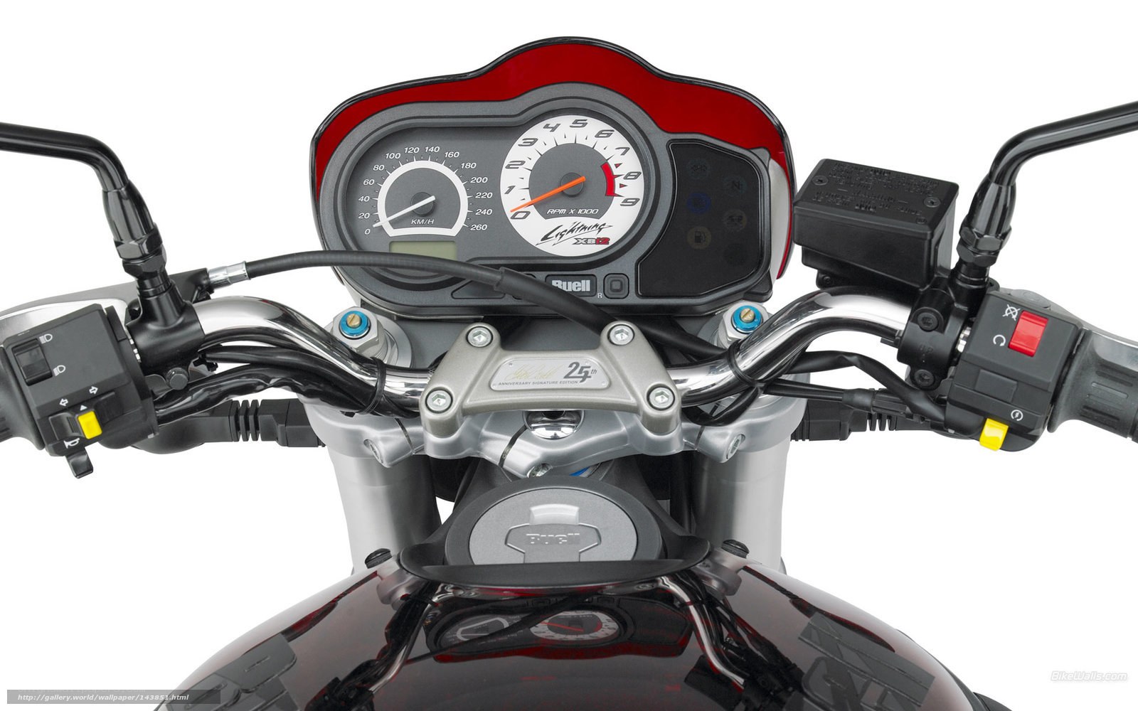 Buell Lightning XB12S dashboard