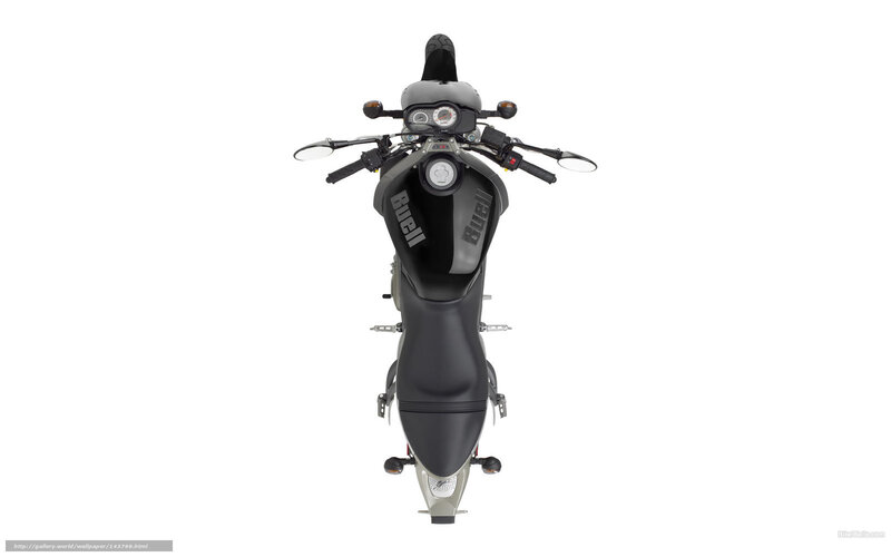 Buell motorcycle front view
