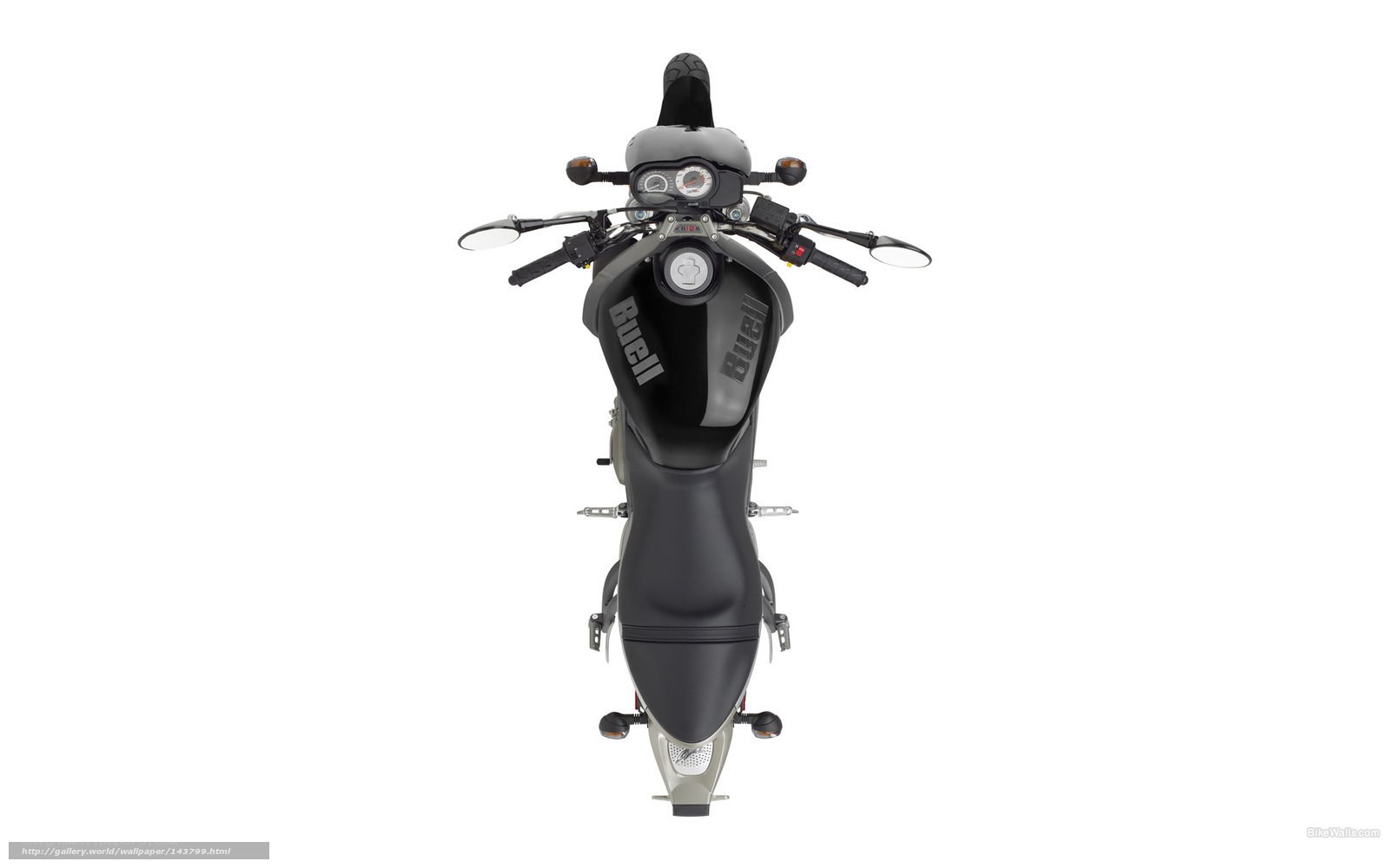 Buell motorcycle front view