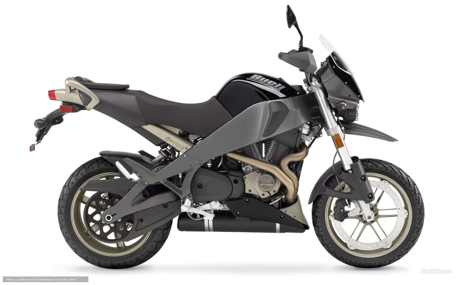 Buell motorcycle side profile