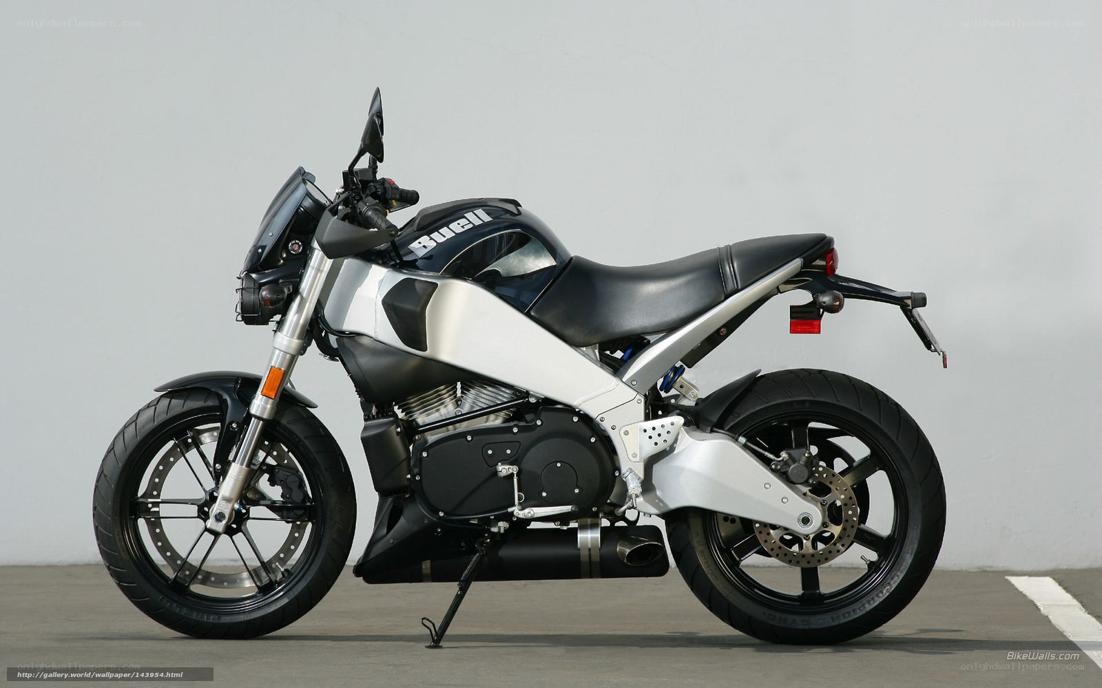 Buell motorcycle side profile