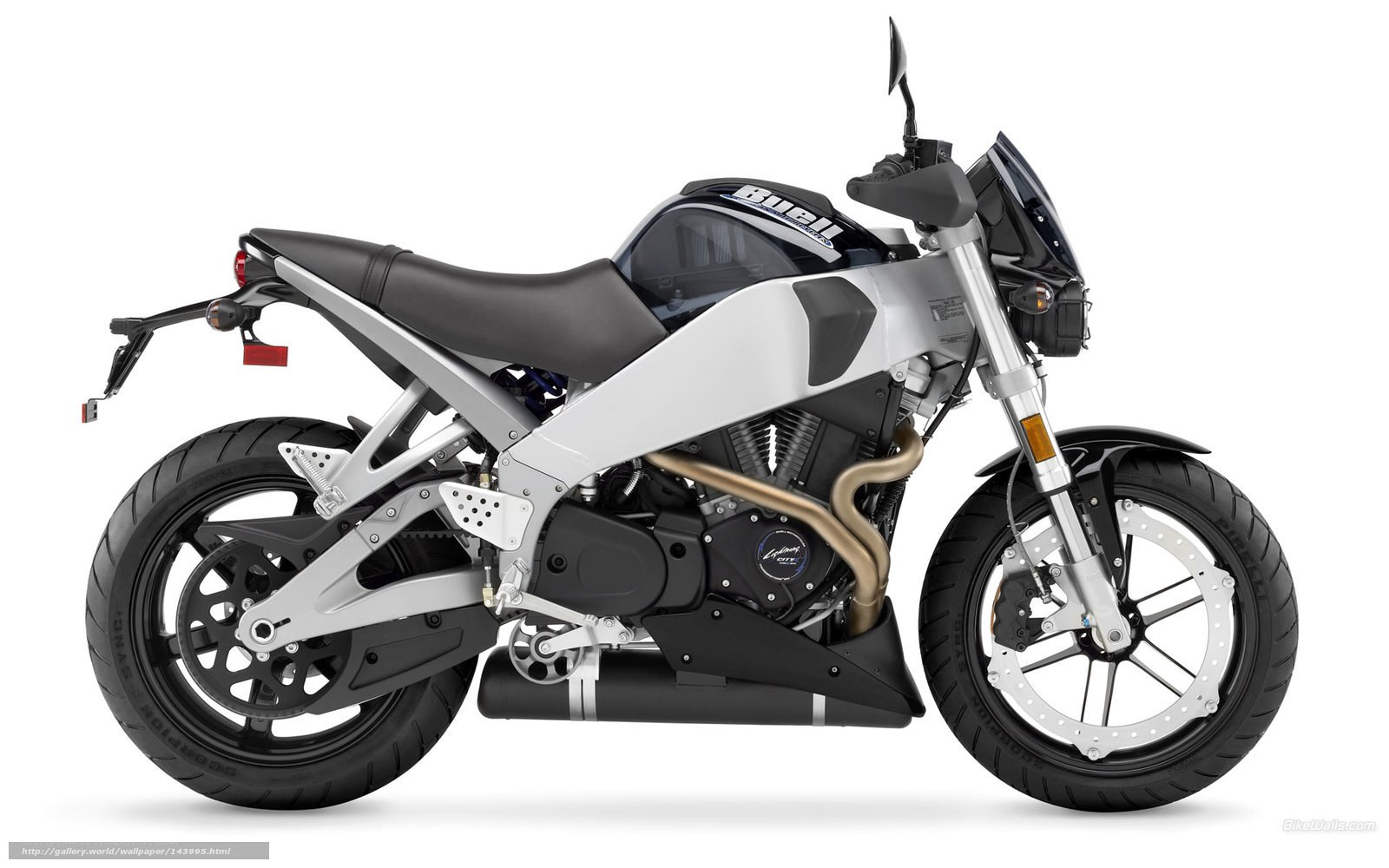 Buell motorcycle side profile